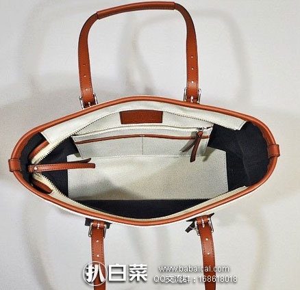 6PM：COACH 蔻驰 男士 Bleecker City Canvas City Tote 真皮 手提包  （原价8，现降至4.99），公码9折后8.49