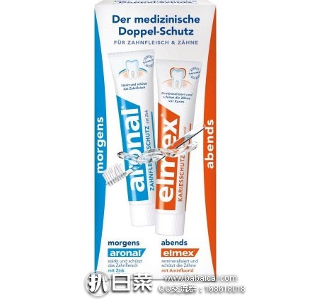 德国UKA优卡有机生活馆:Parodontax 牙周炎牙龈护理药效含氟牙膏 75ml €4.39,约¥32.7元