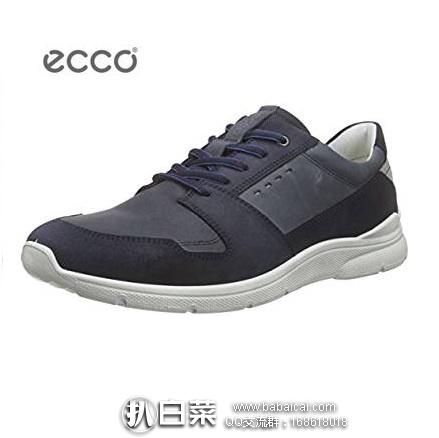 西班牙亚马逊:2016年新款!ECCO 爱步 昂戴尔 真皮休闲运动鞋 特价€68.95,直邮退税实付€56.98,直邮含税到手¥563,国内¥1599