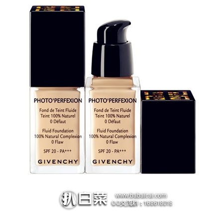 Feelunique英国美妆中文官网：GIVENCHY 纪梵希 匀亮皙颜防晒粉底液 SPF20 PA+++ 25ml  码后特价£27.6（约￥229元）