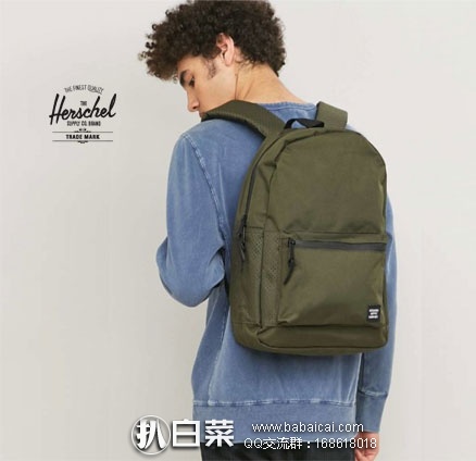 6PM:Herschel Supply Co. Heritage 男士双肩包 原价,现降至