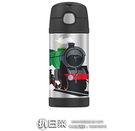 Thermos 膳魔师 Funtainer 12oz  火车头款 儿童保温水壶 现降至$10.88