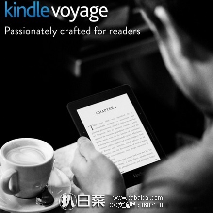 Kindle Voyage 最新旗舰款电子书阅读器 特价$199.99，prime会员下单立减$50实付$149.99，到手￥1040