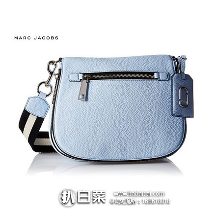 Marc Jacobs 女士 Gotham Saddle Shoulder Bag  真皮单肩包 原价$450，现降至3.4折$153.65