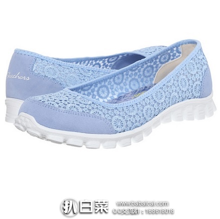 6pm：Skechers 斯凯奇 EZ Flex 2 女款一脚蹬休闲鞋 原价$65，现$39.99，公码8折$31.99，到手约￥275