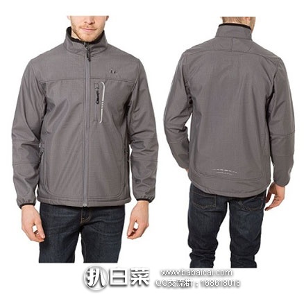 英国亚马逊：德国 Ultrasport 男士 立领软壳夹克  原价£99，现降至£31.99，直邮退税后£26.66
