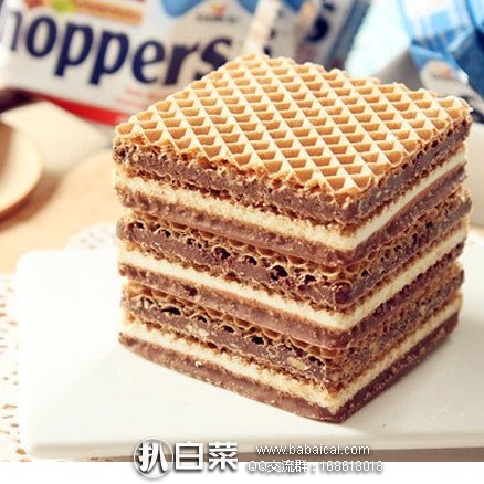 德国保镖大药房:Knoppers 5层 夹心牛奶榛子 巧克力威化饼干 家庭装24包 特价€12.95(约¥95元)