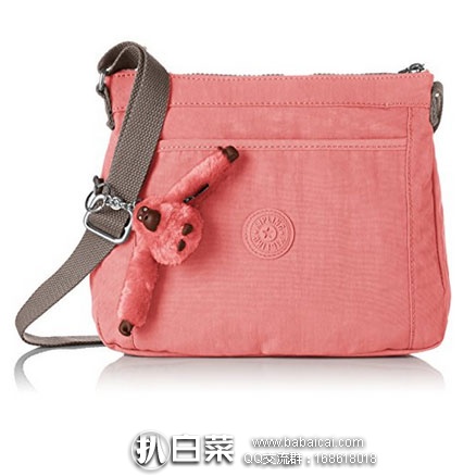 英国亚马逊：Kipling 吉普林 MOYELLE 女款斜挎包 现降至£19.49，直邮退税后£16.24