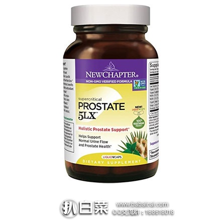 New Chapter 新章 前列腺保健 顶级配方180粒   原价$79，降至$37.69