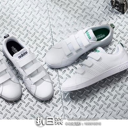日本亚马逊：Adidas 阿迪达斯 VALCLEAN2 CMF BTZ19中性款休闲鞋 魔术贴款 降至3880日元（约￥240）