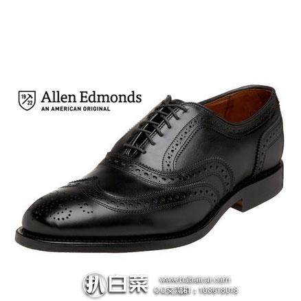 Allen Edmonds 艾伦埃德蒙兹 男士 真皮雕花正装皮鞋 原价$395，现降至$177.56，$145.29