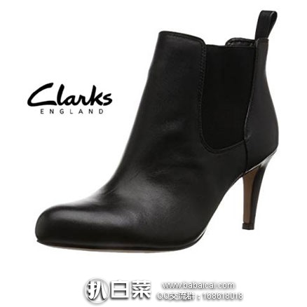 英国亚马逊:Clarks 其乐 女士 Carlita Quinn 真皮踝靴 降至£40,新低!