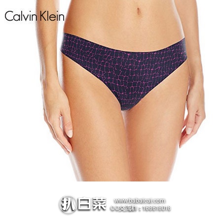 Calvin Klein 女士 性感无痕丁字裤  原价$12，现降至$5.4