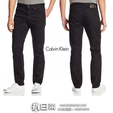 Calvin Klein 男士 Slim-Fit Jean 经典款修身牛仔裤（原价$69.5，现$34.99），黑五7折$24.49