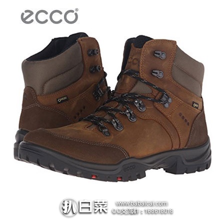 ECCO 爱步 Xpedition III GTX Hiking 男士 真皮中帮GTX户外靴（原价$230，现$136.8），黑五7折$97.76