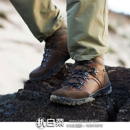 ECCO 爱步 Xpedition III GTX Hiking 男士 真皮中帮GTX户外靴（原价$230，现$139.32），网络星期一7折$97.5