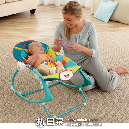亚马逊海外购：Fisher-Price 费雪 婴幼儿动物玩具摇椅  现售价￥240.63