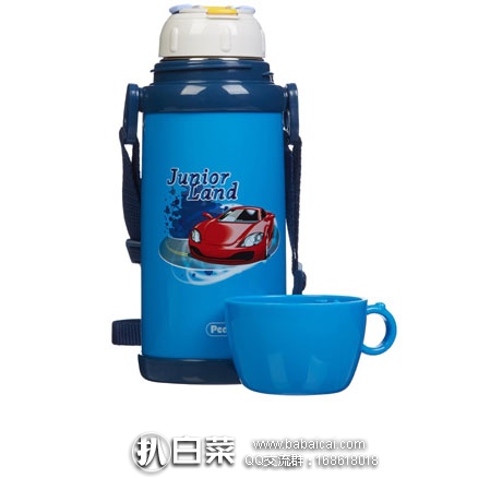 亚马逊中国:日本 孔雀 peacock 保温杯 儿童 不锈钢双层真空保温杯ASE-60(蓝色款) 580ml 秒杀价¥99包邮
