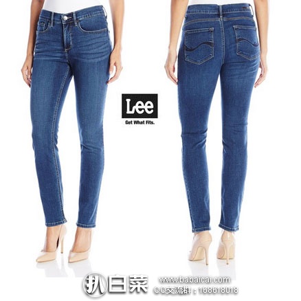 亚马逊海外购：LEE 李牌 Frenchie 女款修身窄脚牛仔裤 现售价￥135.84