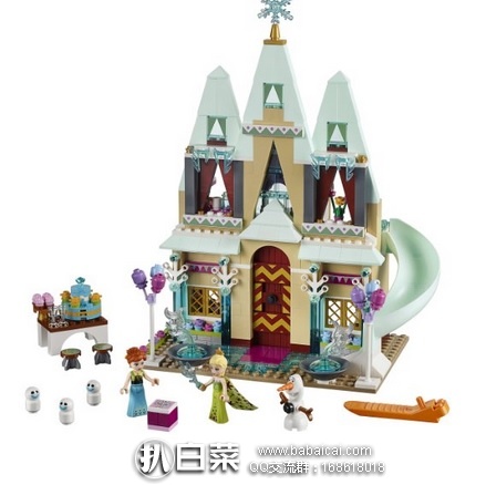 LEGO 乐高 41068 冰雪奇缘之艾伦戴尔城堡庆典 原价$60，现历史新低$38.39，到手约￥325