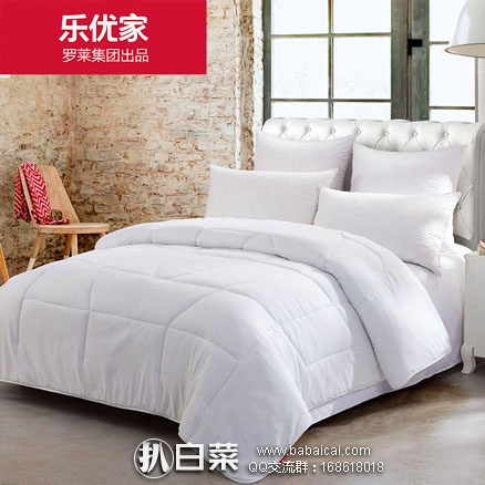 LOVO罗莱家纺官网：LOVO 乐优家纤维春秋被 1.5~1.8米 用码后特价￥79元包邮