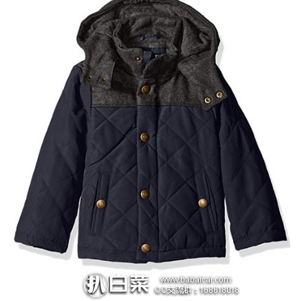 London Fog伦敦雾 小男孩 棉服 原价$120，现特价$29.99，到手￥260，2-4岁尺码可选！