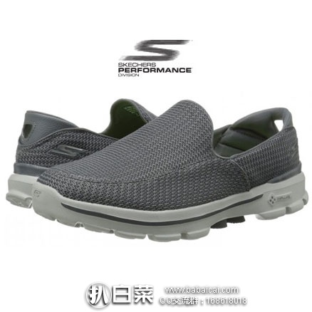 亚马逊海外购：SKECHERS 斯凯奇 Go Walk 3 男款 时尚轻质健步鞋  现价￥249.45