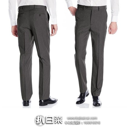 Tommy Hilfiger 汤米·希尔费格 男士 弹力棉西裤 (原价0,现.8),额外75折后.35