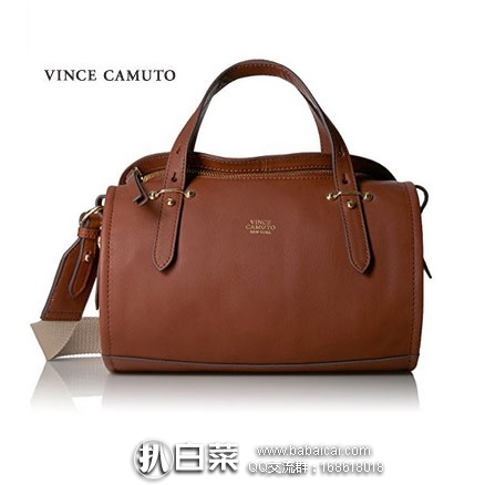 Vince Camuto 女士真皮单肩手提包  原价$228，现$88.79，网络星期一7折实付新低$62.15，到手约￥545