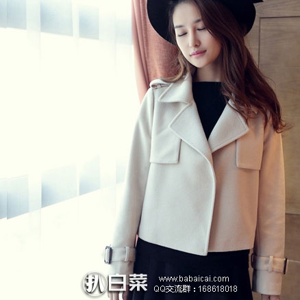 天猫商城:安都 2016新款 女款 小香风毛呢短外套 现价¥169元,领取¥30元优惠券,实付¥139元包邮