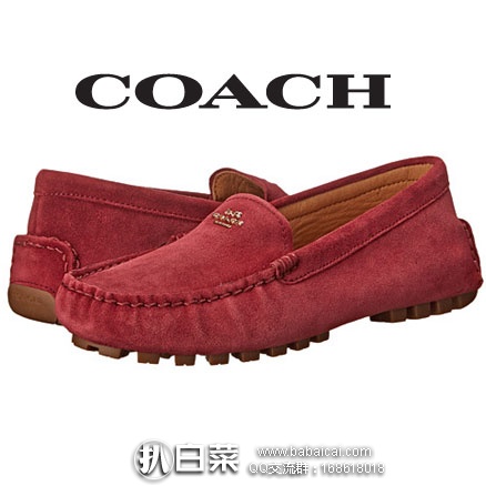 6PM：COACH 蔻驰 Amber 女士乐福豆豆鞋  原价$165，现特价3.3折$54.99