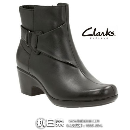 亚马逊海外购：Clarks 其乐 女士真皮短靴 特价￥311.05，直邮免运费，含税到手新低￥348