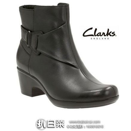 亚马逊海外购:Clarks 其乐 女士真皮短靴 降至¥272.52