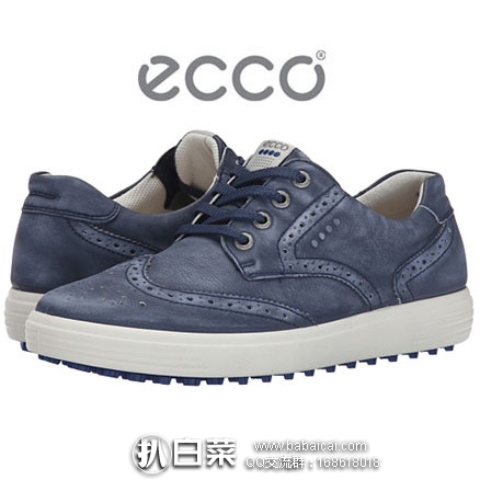 6PM：ECCO 爱步 女士  真皮高尔夫 休闲鞋 原价$160，现降至$64.99