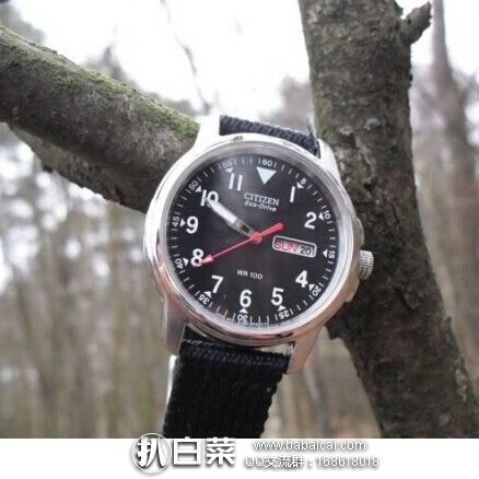 亚马逊海外购：Citizen 西铁城 BM8180-03E 光动能腕表 原价$165，现降至￥497.94，免费直邮，含税到手￥557.19