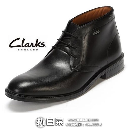 亚马逊海外购：Clarks 其乐 男士 高帮系带真皮靴 带GTX防水  降至￥433.63