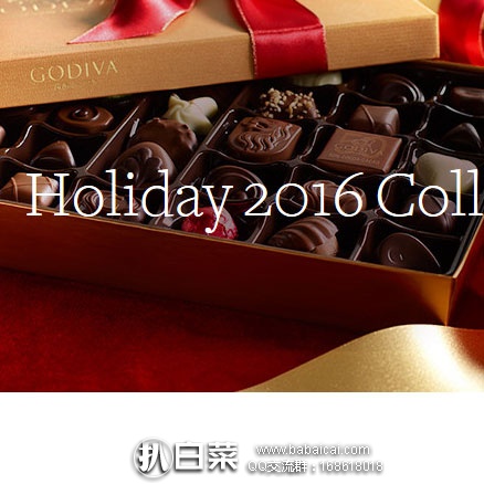 Godiva歌帝梵官网：亲友特卖会满$50额外75折满额包邮，收20块装的大排咯！！