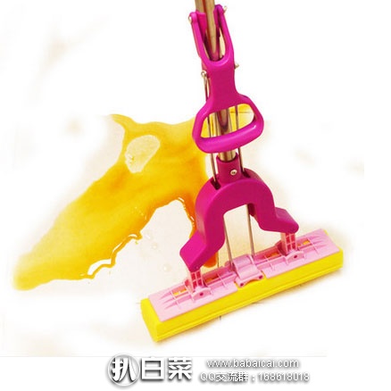 天猫商城:好惠拖 HHT-008 吸水海绵拖把 现价¥22.8元,领取¥5元优惠券,实付¥17.8元包邮