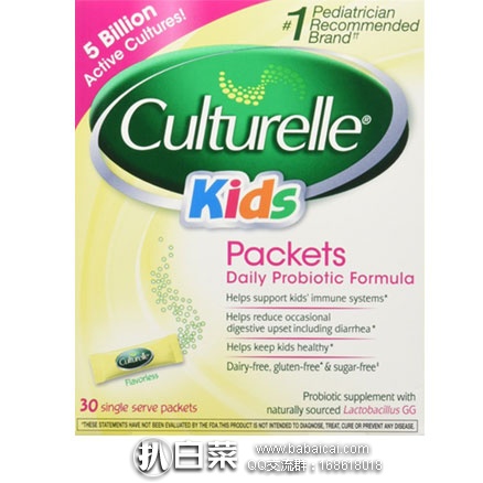 亚马逊海外购:Culturelle 婴幼儿益生菌 30袋 降至¥109.44