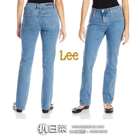 亚马逊海外购：LEE 李牌 Monroe Straight-Leg Jean 女士 经典直筒牛仔裤  降至￥149.44起