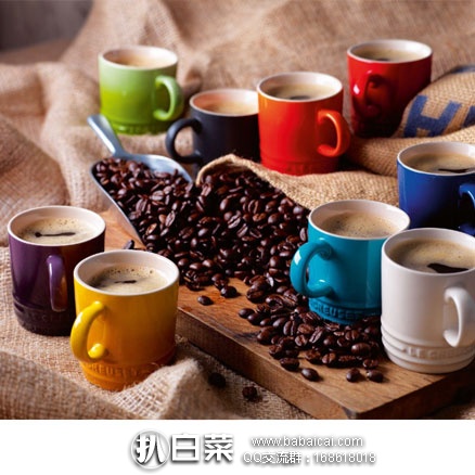 亚马逊海外购：Le Creuset 酷彩 陶瓷马克杯礼盒4件套 100ml  现价￥256.98