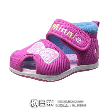 日本亚马逊：DISNEY迪士尼小童夏款凉鞋 特价1893日元起（约￥112元）