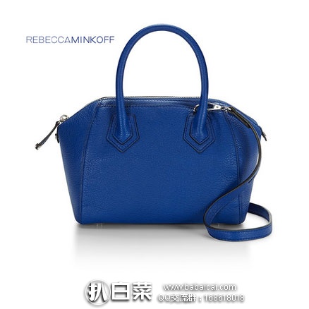 Rebecca Minkoff美国官网：Micro Perry Satchel 瑞贝卡明可弗微型手提包 原价$295，现折后实付新低$68.6，到手约￥575