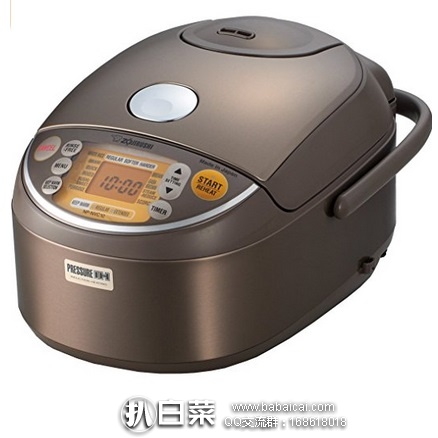 亚马逊海外购：Zojirushi 象印 NP-NVC10 微电脑电磁感应式智能加压电饭煲 特价￥2618.8，直邮免运费，含税到手约￥3404！