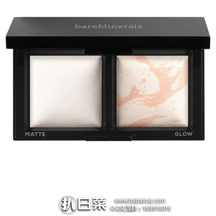 LookFantastic英国官网：BAREMINERALS 贝茗 定妆高光组合 新低£22.12 凑单直邮到手￥188