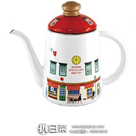 日本亚马逊：FUJIHORO 富士琺瑯 Merry Series MM-11CP-S 搪瓷咖啡壶 2382日元（约￥220）