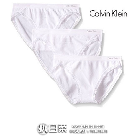 Calvin Klein 女士无痕蕾丝三角内裤3条装 原价$33，现降至新低$5.12