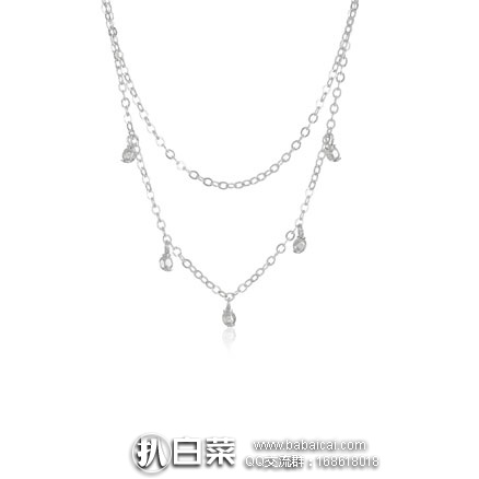 亚马逊海外购：Dogeared 朵吉兒 925纯银珠饰 双层项链  特价￥161.25，凑单直邮免运费，到手仅￥185