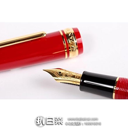 日本亚马逊：SAILOR 写乐 21K大型平顶钢笔 红色 EF尖 10-3360-132 近期低价23000日元（约￥1392元，不含运费）