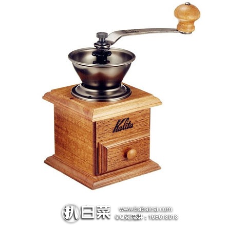 日本亚马逊：Kalita迷你简约复古手摇咖啡研磨机 Prime 会员专享价1727日元（约￥105元）